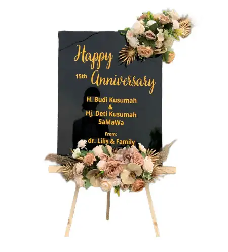 Papan Bunga Akrilik Tuminting