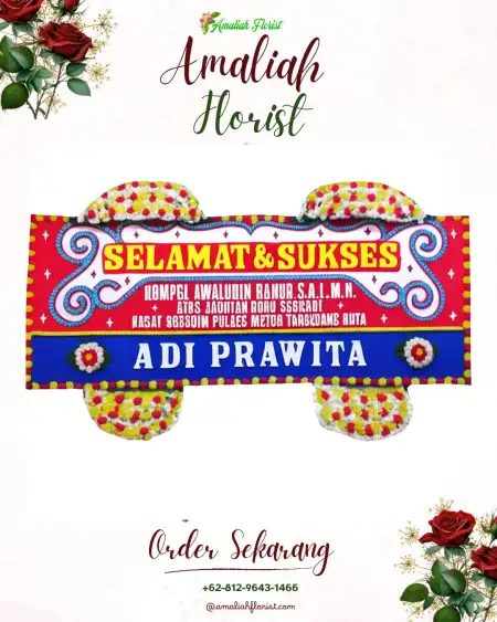 Papan Bunga Ucapan Selamat Tuminting